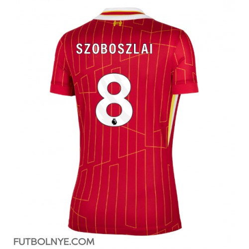 Camiseta Liverpool Dominik Szoboszlai #8 Primera Equipación para mujer 2024-25 manga corta